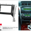 11-169 FITTING KIT TOYOTA CAMRY 2012 - 2015 DOUBLE DIN BLACK / SILVER