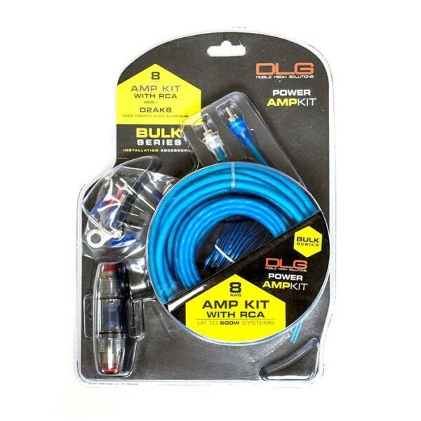 DLG MMS AMP KIT 8GA - MINI ANL CAR STEREO KIT FOR AMPLIFIER