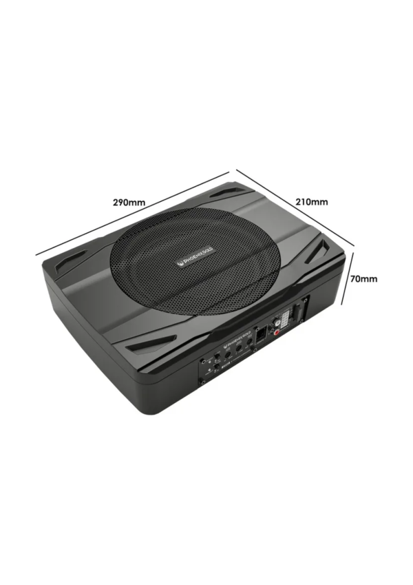 PHOENIX GOLD 8" ACTIVE UNDERSEAT PLUG AND PLAY SUBWOOFER 240W MAX - Image 3