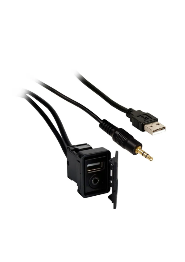 USB EXTENSION & 3.5MM AUX WITH COVER