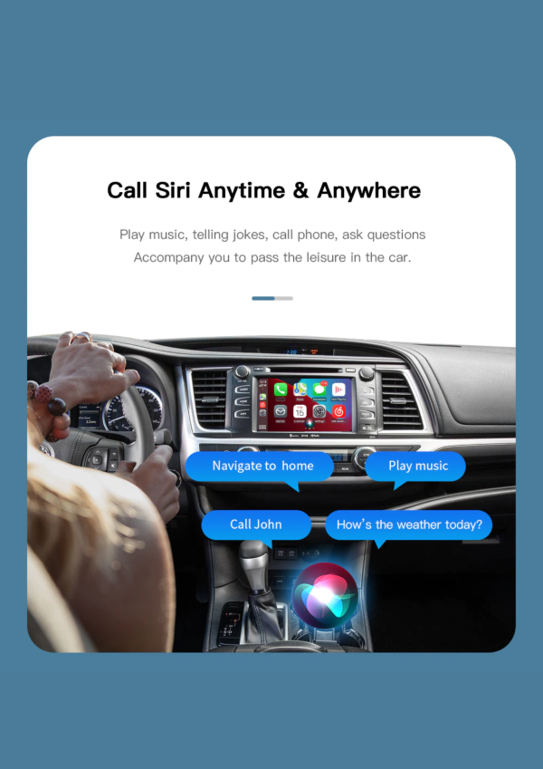 Toyota Wireless Apple Carplay / Android Auto For RAV4 CHR Avalon Corolla Camry yaris Auris RAV4 Highlander Touch 2 Entune 2.0 - Image 7