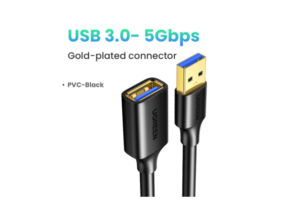 USB Extension Cable USB 3.0 Extender Cord Type A Male to Female Data Transfer Lead for Playstation Flash Drive USB 2.0