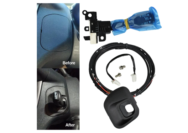 Steering Wheel Cruise Control Switch for Toyota PRIUS PLUG-IN HYBRID AQUA Including Installation