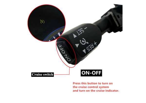 Steering Wheel Cruise Control Switch for Toyota PRIUS PLUG-IN HYBRID AQUA Including Installation - Image 2