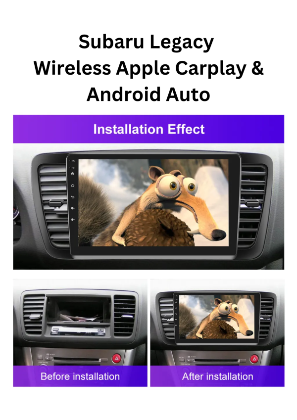 Subaru Legacy 2003-2009 Wireless Apple Carplay & Android Auto FREE Installation - Image 2