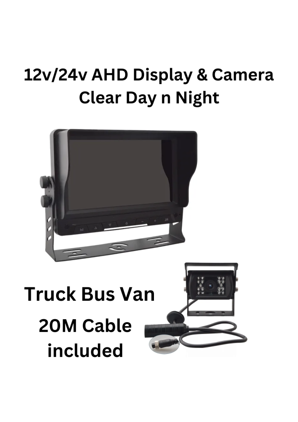 Truck Bus Van Camera 12v/24v AHD Night Vision Display & Camera