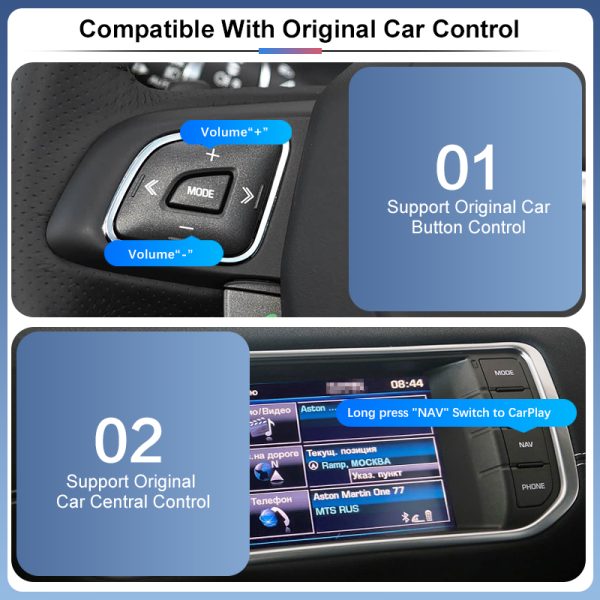 Range Rover Evoque Wireless CarPlay Android Auto Mirror Link for LRX L538 2012-2018 - Image 3